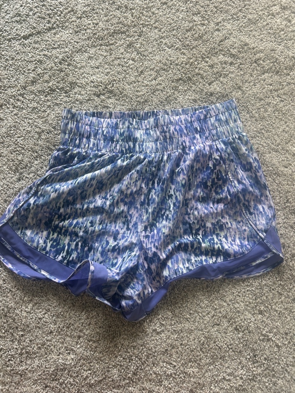 Athleta High Rise Mesh Racer Run 3” Short